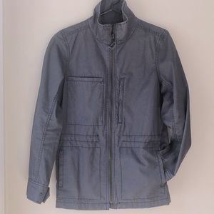 Madewell Utility Military Jacket - blue grey - size M